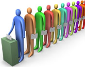 MDMC Customer Survey line of people